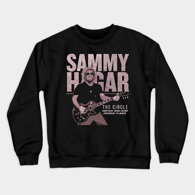 Sammy Hagar Red Crewneck Sweatshirt by StoneSoccer